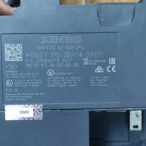 议价6ES7 315-2EH14-0AB0 PLC CPU模块 2PN/DP可编程控制器维修