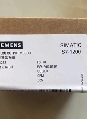 议价6ES7232-4HD32-0XB0 14位模拟输模组 S7-1200 SM1232维修