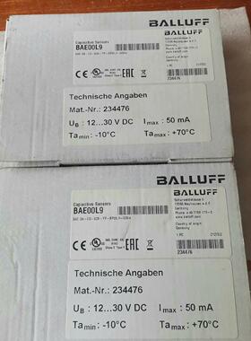议价BAE00L9 巴鲁夫电容传感器放大器工控自动化配件维修