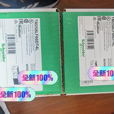议价TM258LF66DT4L PLC 工业自动化控制模块 可编程控制器维修