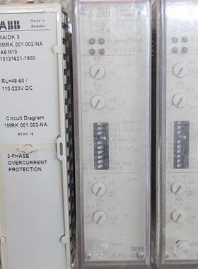 议价1MRK 001 002-NA RAIDK 3 三相过流保护工控模块维修