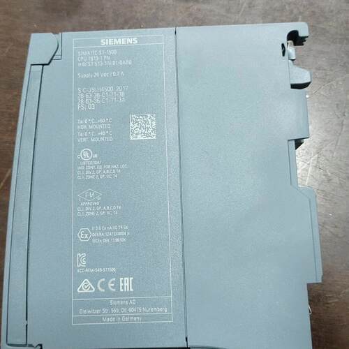 议价6ES7 513-1AL01-0AB0 CPU模块 工业自动化可编程控制器维修