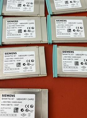 议价6ES7952-1AM00-0AA0 工控存储卡 RAM 4MBYTE 16BIT维修