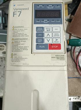 议价CIMR-F7B45P5 安川变频器 5.5KW 380V 工控调速设备维修