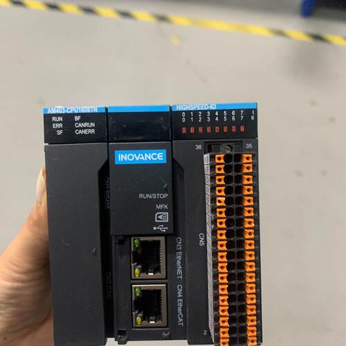 议价AM403-CPU1608TN 汇川PLC工控主机 带电源结束盖维修