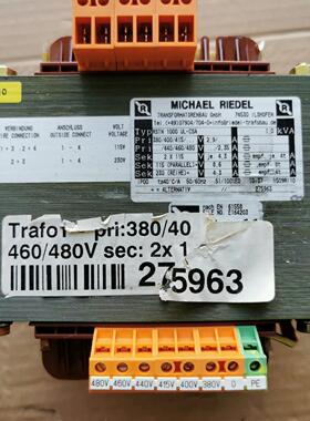 议价RSTN 1000 UL-CSA变压器 MICHAEL RIEDEL 1.0KVA维修