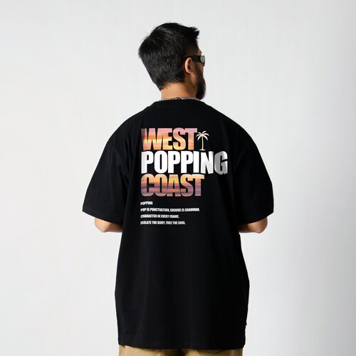 街舞POPPING短袖T恤男女