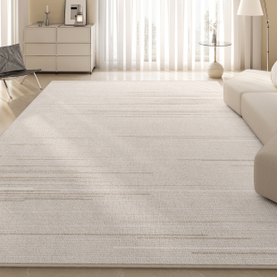 地毯客厅奶油风卧室床边毯免洗可擦家用防水沙发茶几地垫加厚隔音