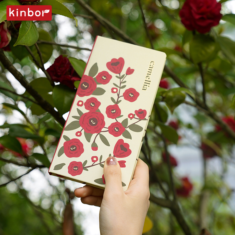 kinbor山茶花物语周计划本weeks手帐本集章本女生可爱日记本自律