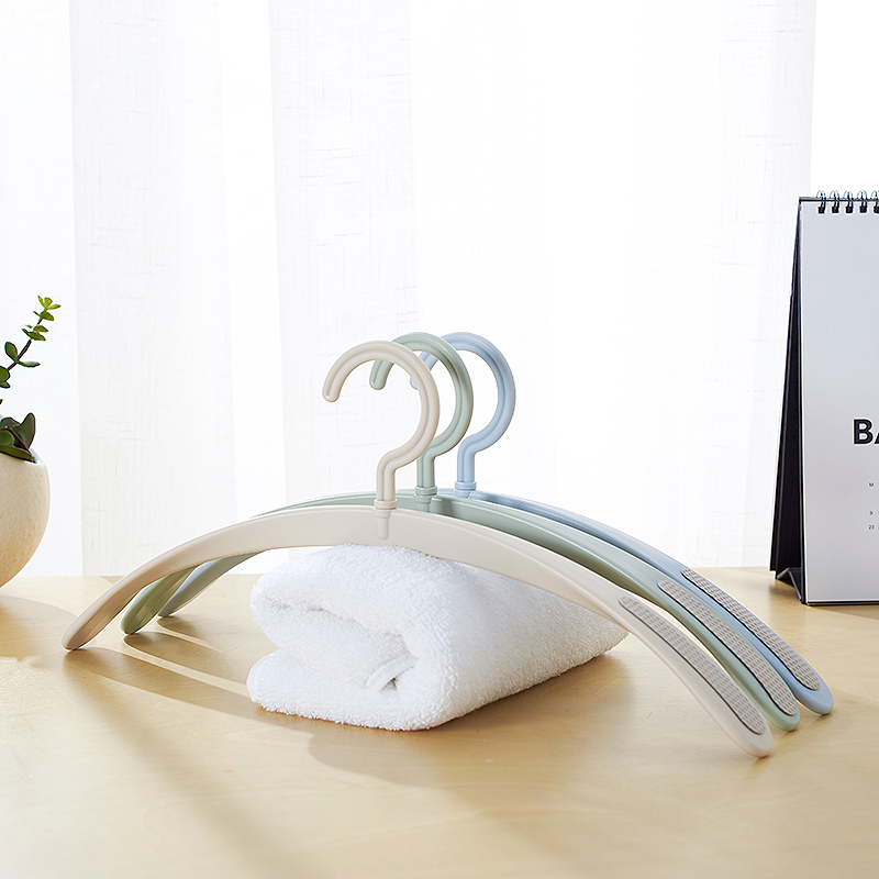 天台华莲加粗厚防滑挂衣架西装晒羽绒服毛呢大衣专用家衣柜晾衣撑