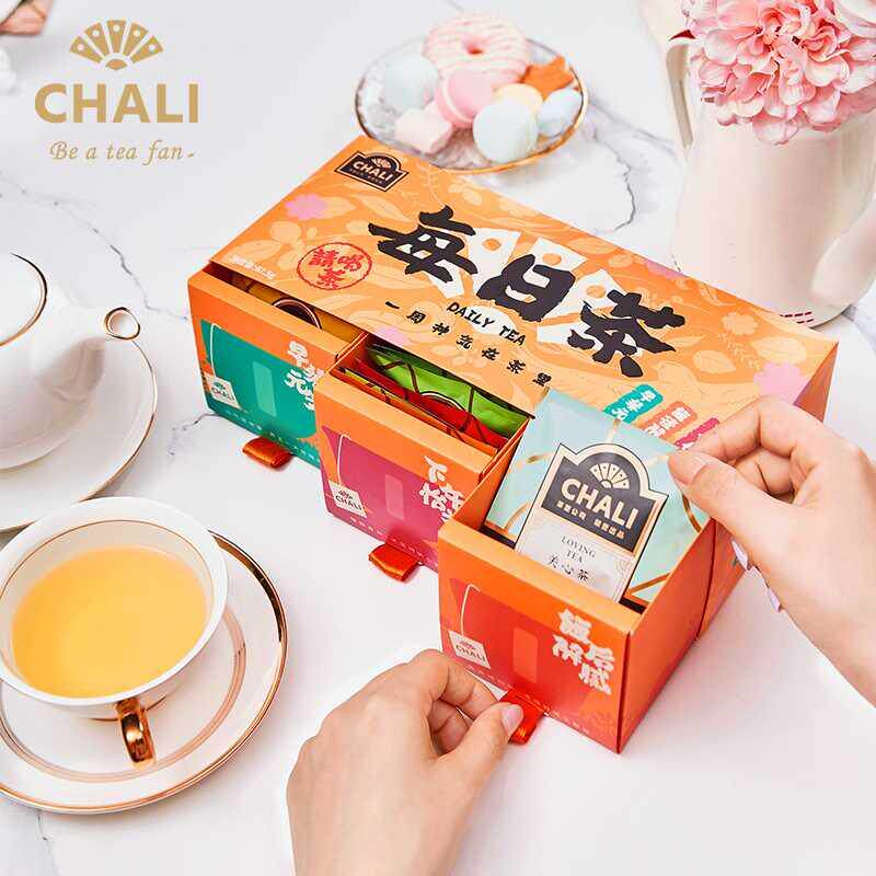 新货茶里每日茶桂花乌龙红茶茶包普洱袋泡茶绿玫瑰花茶组合