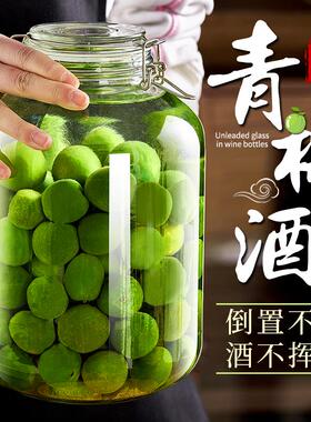 泡酒玻璃瓶酒瓶青梅酒空瓶自酿杨梅果酒20斤装密封罐酒罐容器其他