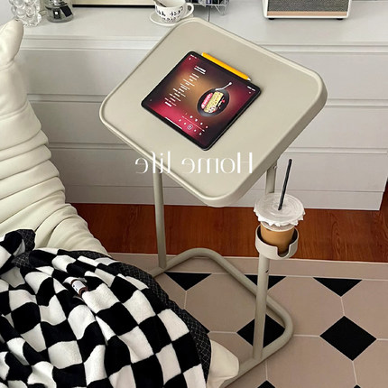 家用电脑桌床边小桌子可床上学习升降移动折叠桌笔记本卧室书