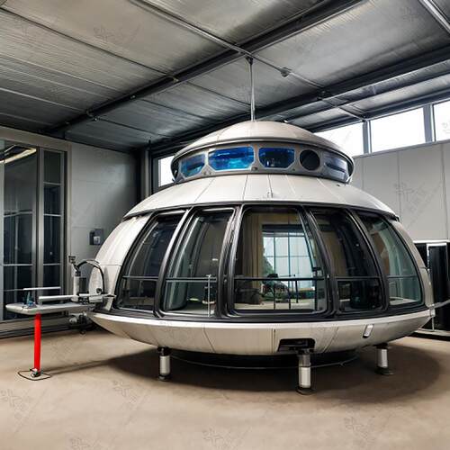 异形创意星空号民宿 旅游景点飞碟古堡 景区移动UFO咖啡厅民宿