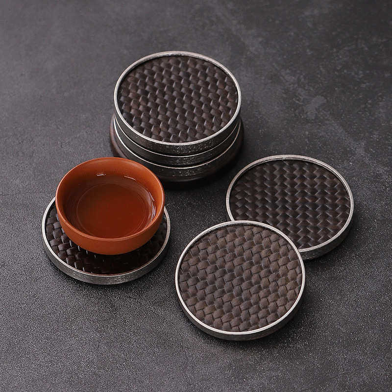 奢功夫隔热组托杯茶杯高档茶托轻垫杯实木垫茶杯茶道钛套垫黑檀木,餐饮具,茶具礼盒,淘宝优惠券,粉丝福利购,淘宝优惠卷