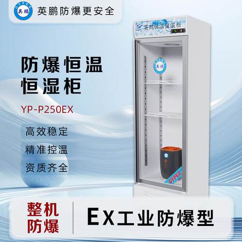 防爆玻璃单门工业实验室恒温恒湿柜250LYP-P250EX