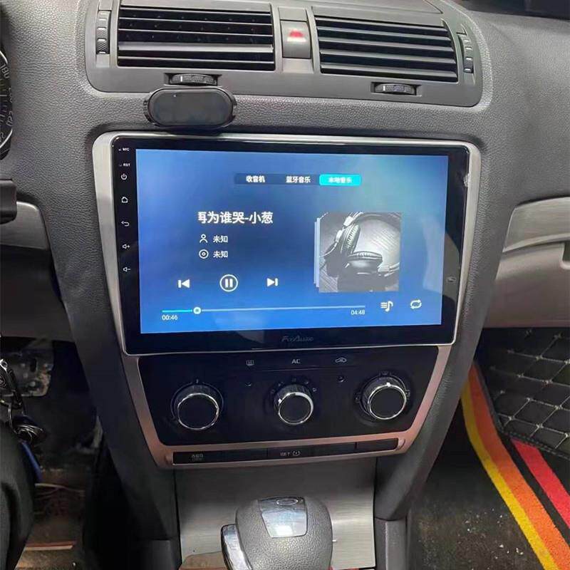 适用上海大众斯柯达明锐中控屏07-14款安卓大屏导航仪一体机无线