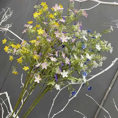 仿真玛格丽小野花室内客厅假花装饰客厅摆设餐桌绢花家居花束摆件