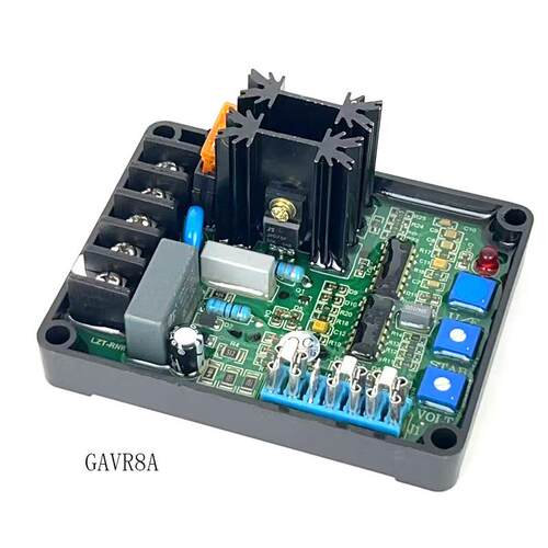 GAVR-8A无刷发电机稳压板AVR8A励磁调节器单机板8A通用无刷调压板