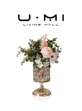 U Mi LIVING·唯美|花瓶加厚玻璃花瓶轻奢客厅创意简约北欧装饰器