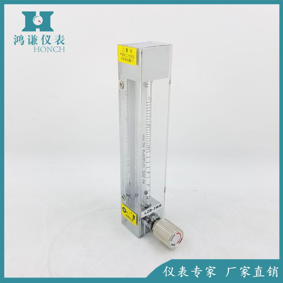 LZB-3WBF液体气体防腐不锈钢浮子微小型_玻璃转子流量计L=136