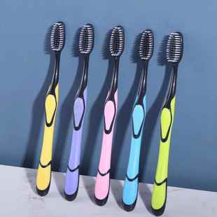 with Soft Bristles Bamboo Adults Toothbrush for Charcoal