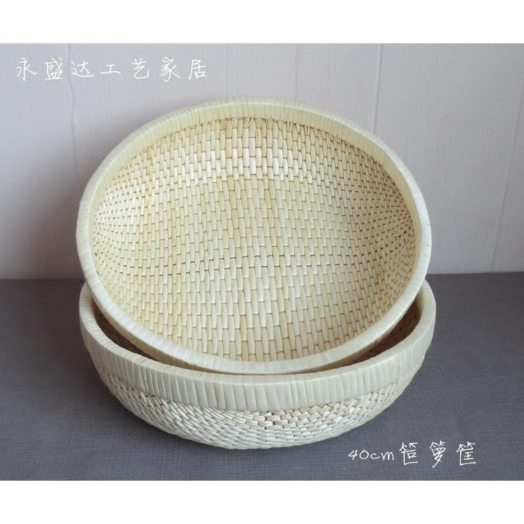 藤编柳编收纳筐笸箩馒头筐饼食品篮水果展示筐婚嫁针线筐大小号