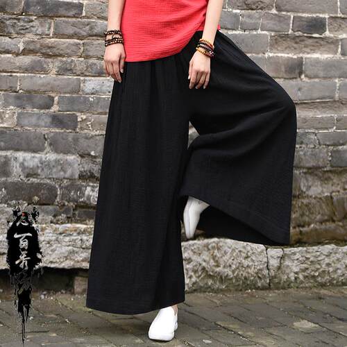 Cotton and linen women's clothing spinning Zen soft