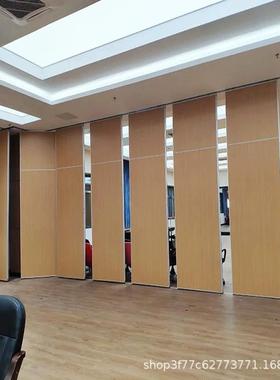 酒店活动拉断墙隔饭店包厢移动670隔隔墙推折叠吊音轮屏风门