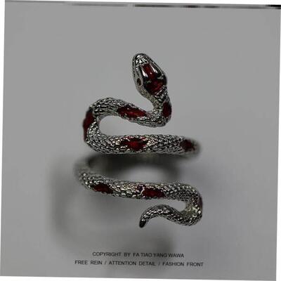 mens joint ring snake punk Male domineering finger ring戒指
