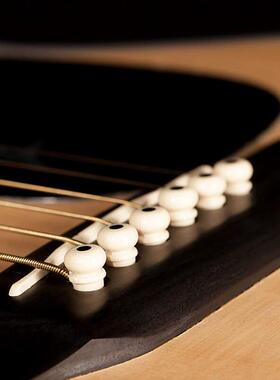 36 Pieces Acoustic Guitar Bridge Pins Pegs in White and Blac