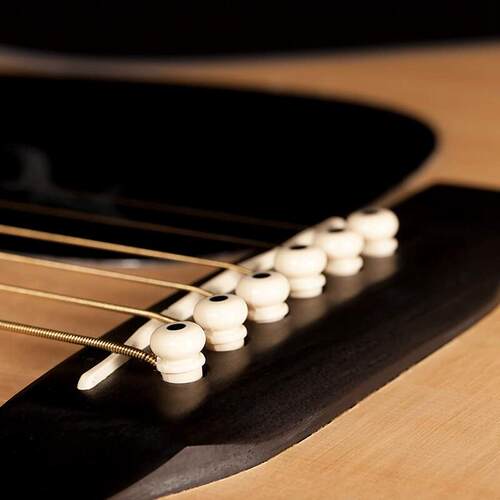 36 Pieces Acoustic Guitar Bridge Pins Pegs in White and Blac