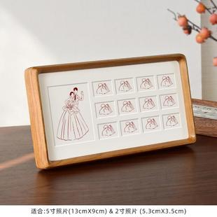 结婚证相框一周年纪念日情侣2寸登记证件照片空框摆台diy挂墙礼物