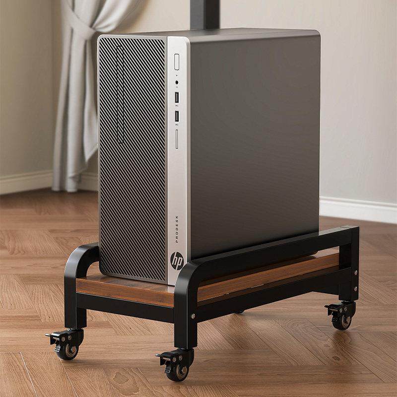 主机箱托架带轮可移动台式电脑主机放置架底座办公室电竞房主机托
