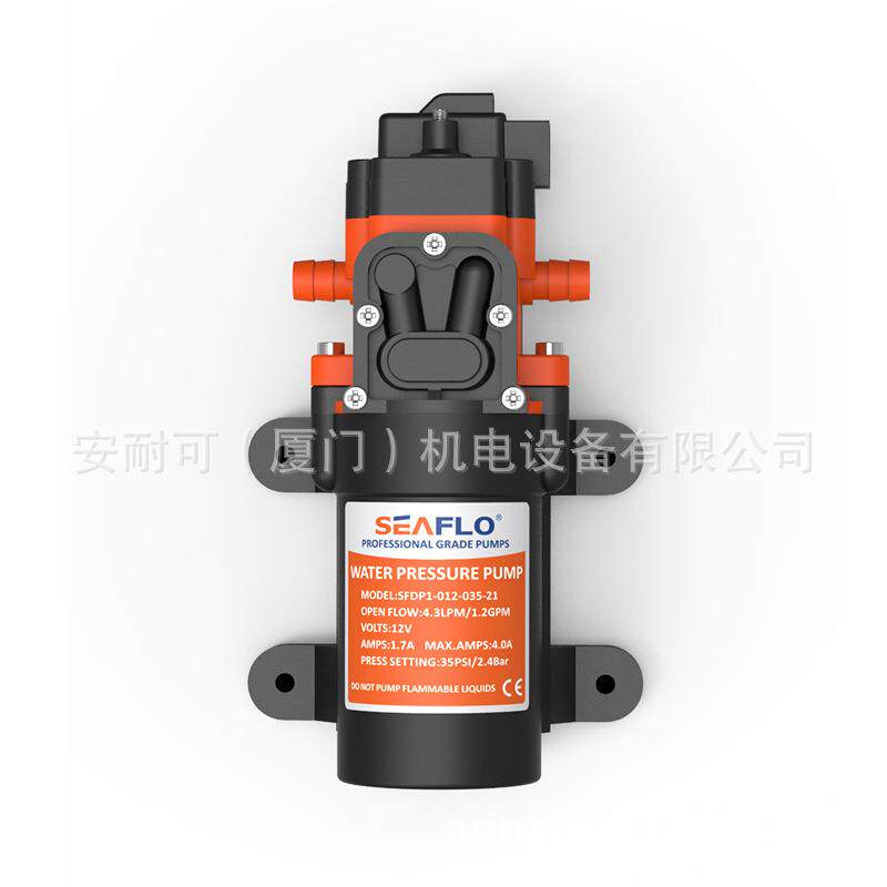 12V24V微型电动隔膜泵冰淇淋奶浆果汁机泵牛奶饮料卫生水泵