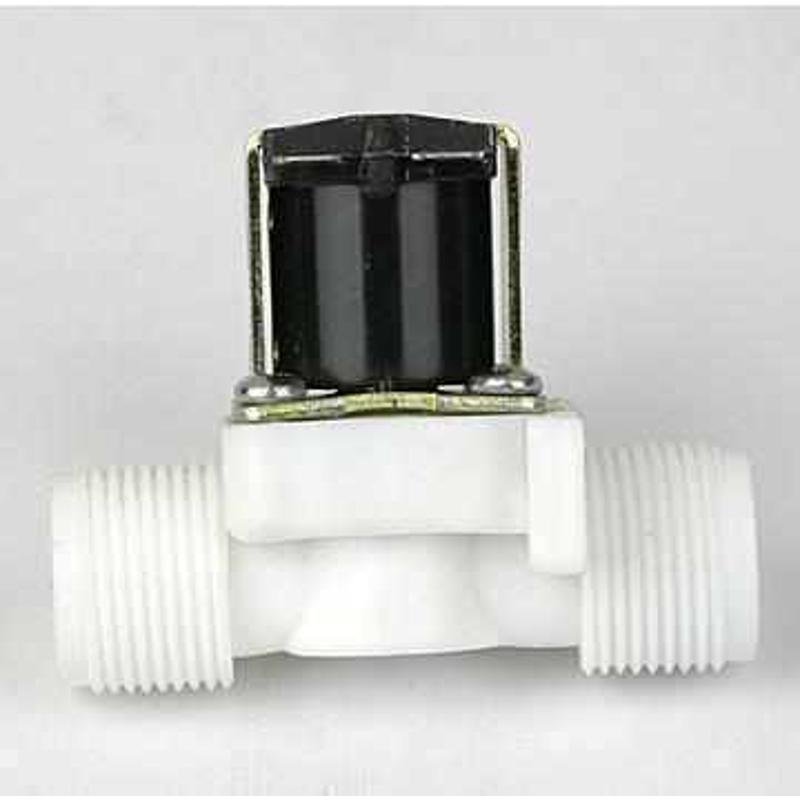 塑料电磁阀 6分管 进水电磁阀  G3/4  DC12V