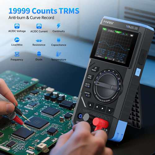 FNIRSI DST210三合一四位半数字万用表10M带宽示波器信号发生器