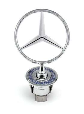 奔驰s级 e级 w220 w210 w202 w124 w203 立标 机盖标 车标 原厂