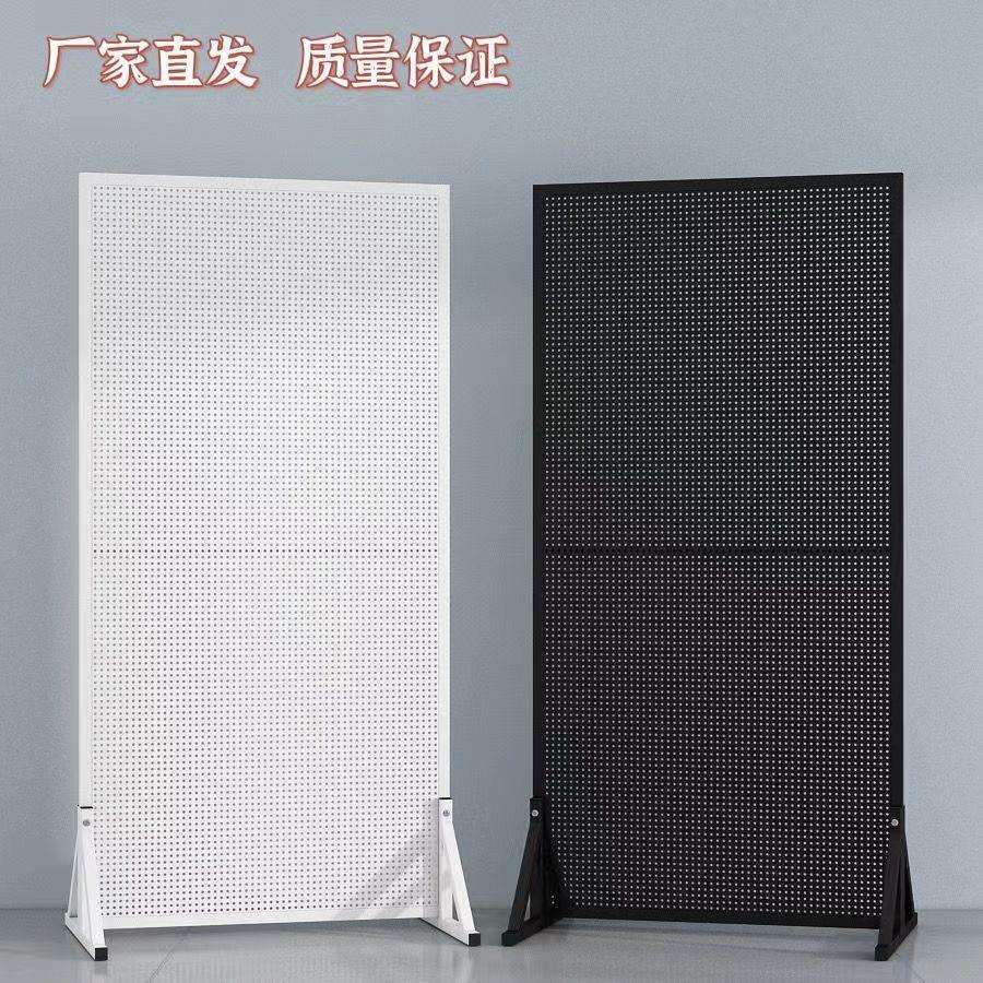 铁艺五金具洞板落地圆AL100285孔展洞架手机饰品配件移动推拉收纳