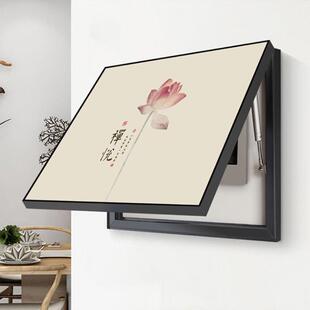 电表箱装饰画开关盒盖板遮丑新中式挂画免打孔遮挡配电箱电源电闸