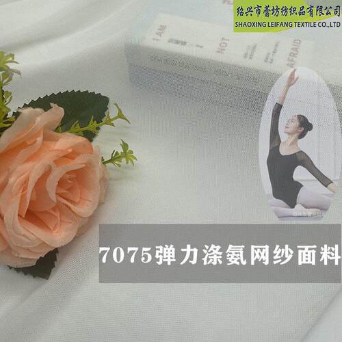 75D涤氨弹力网纱网布网眼布 加密加厚舞蹈服布料面料瑜伽类布料