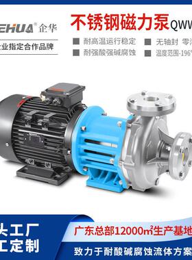 源头工厂耐温低温热油导热油有机溶剂冷媒不锈钢磁力离心泵