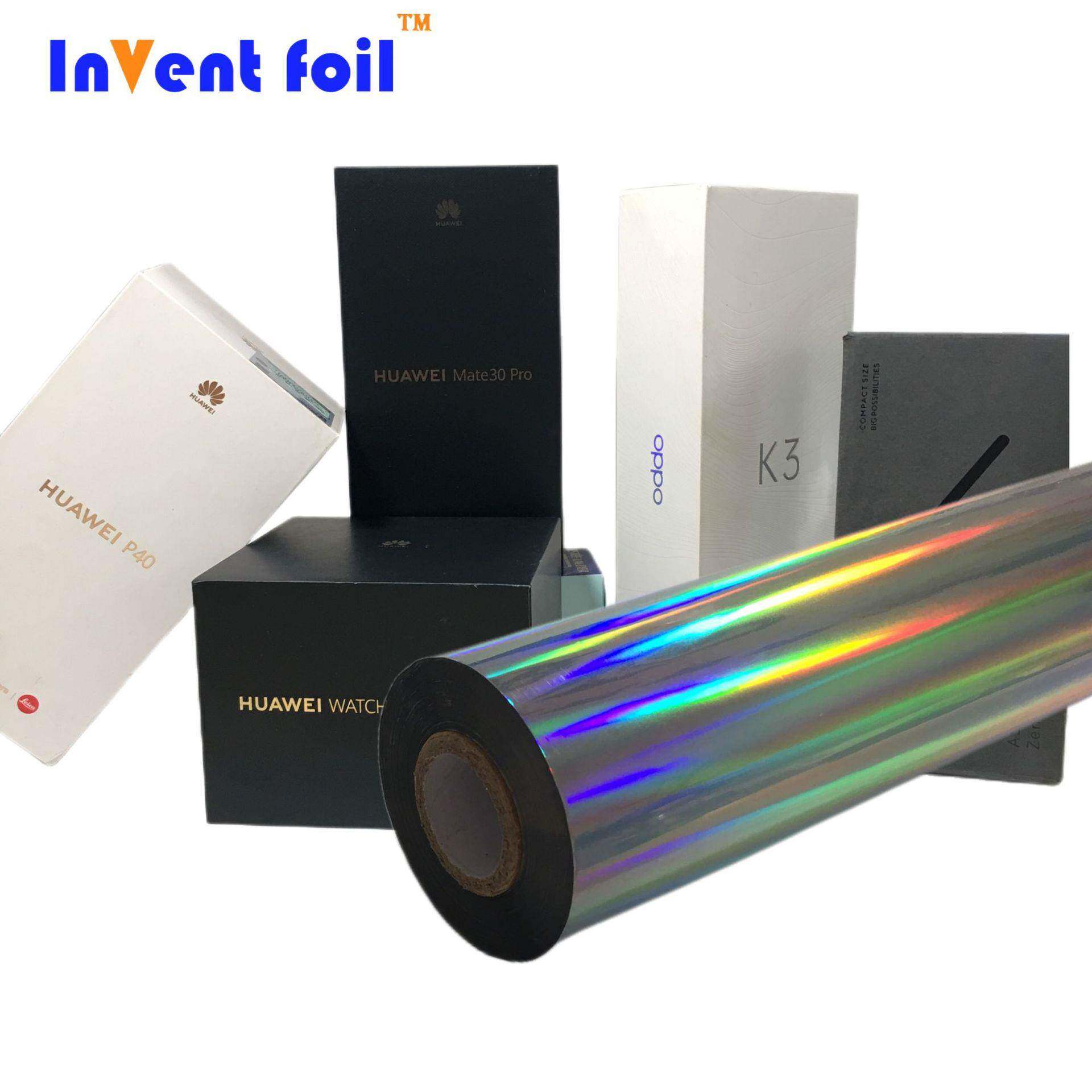INVENT FOIL素面银烫金膜UV哑油水油耐810胶带胶片电化铝烫金纸
