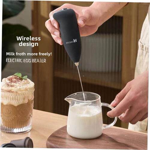 Handheld Electric Coffee Milk Egg Bea Whisk Frother Mixer Fo