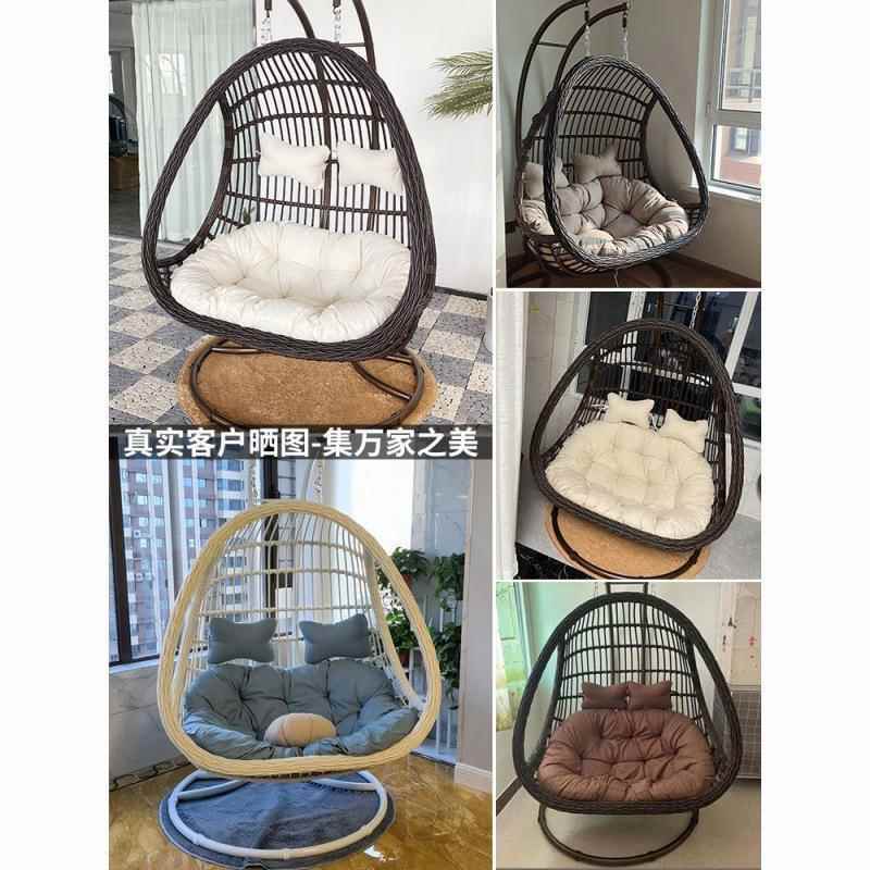 吊篮KLL藤椅懒人椅摇秋椅阳台千篮椅庭院室双人吊兰内吊床家用摇