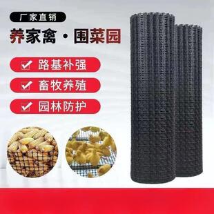 拦鸡厚GAU网加圈养鸡鸭围栏塑网养殖网胶地菜园防护网玉米料网格