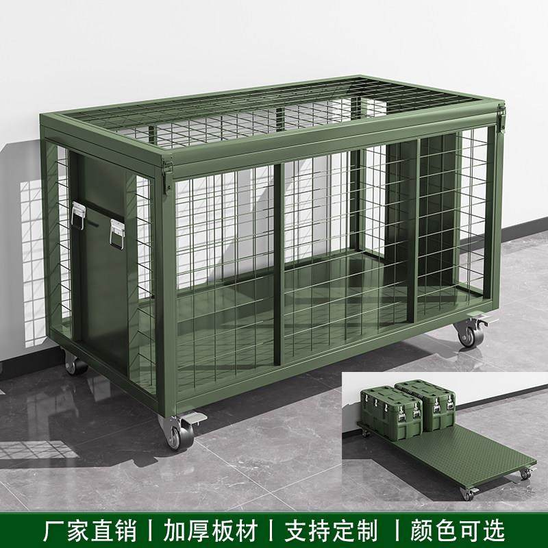 军绿色移动网箱战备物资箱野营器材箱物资装备铁箱重型带轮仓储箱,商业/办公家具,仓储货架,淘宝优惠券,粉丝福利购,淘宝优惠卷