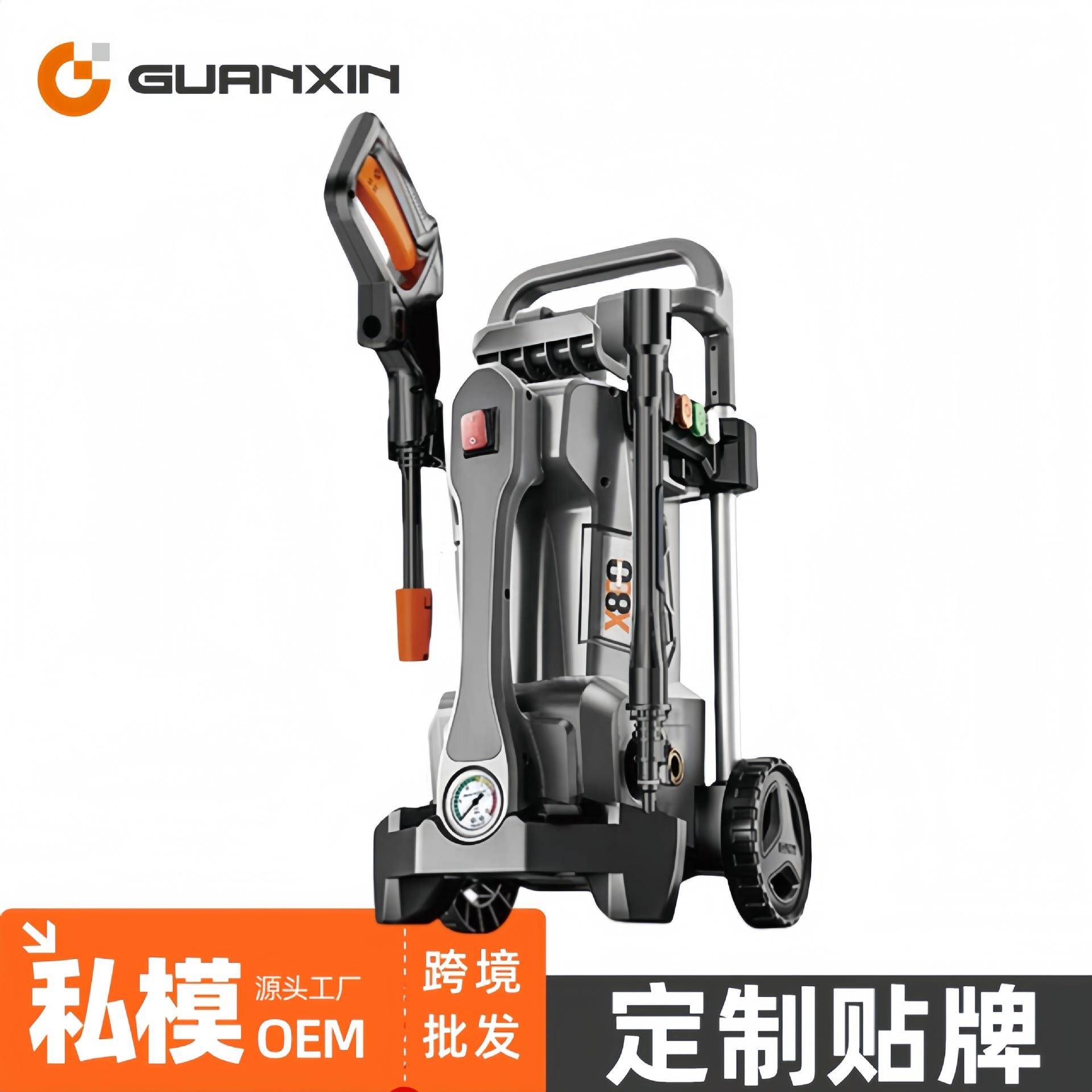 洗车机小型家用跨境便携式自动高压汽车大功率增压洗车清洗机
