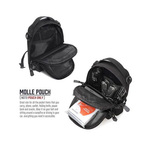 Tactical Molle Pouch Small, EDC Utility Tool Pouches Compac