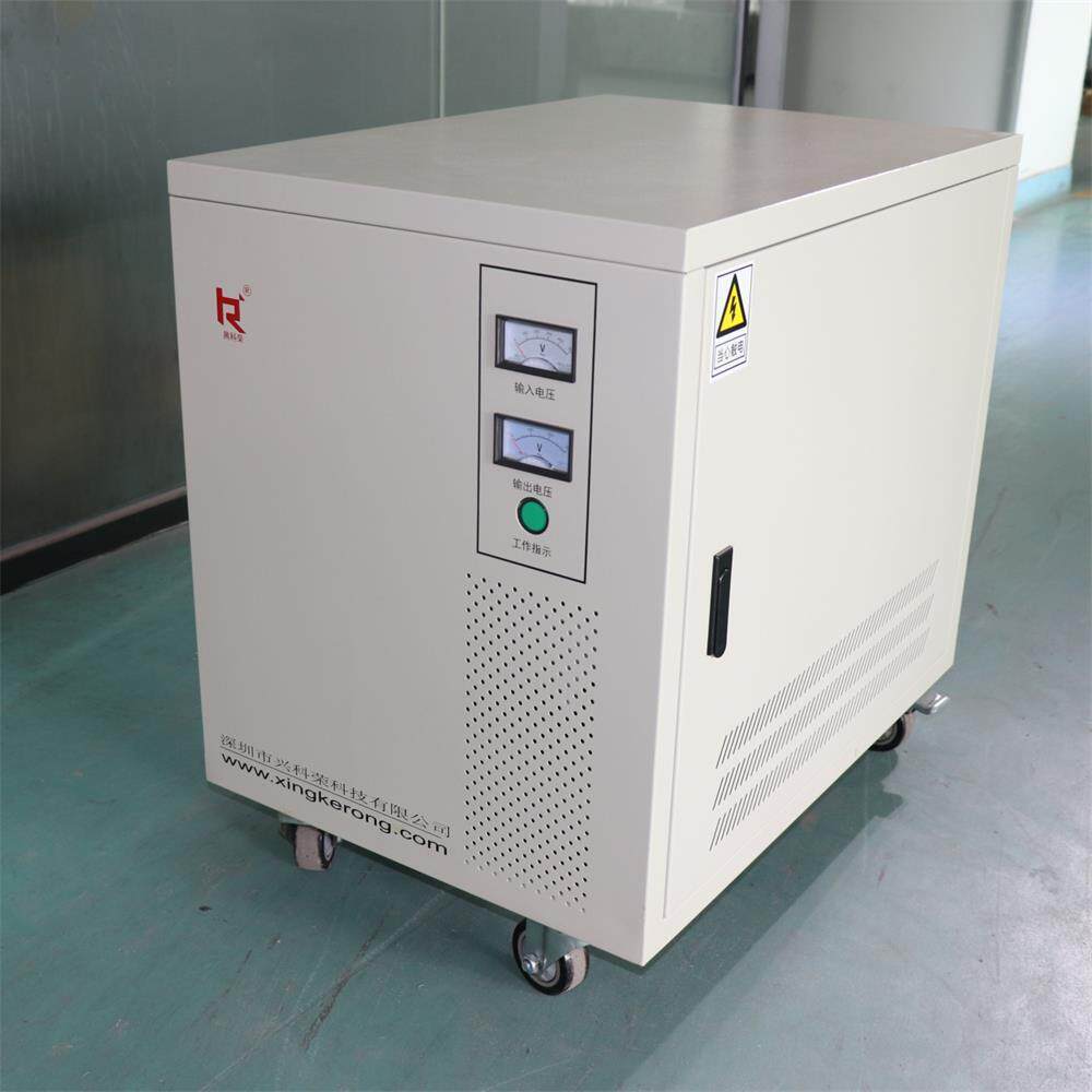 厂家定制三相干式自耦变压器80kva全铜线生产380V转220V200V